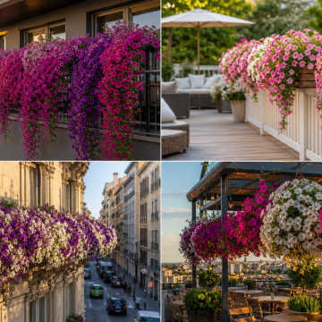 Як змусити петунії цвісти водоспадом у тісному горщику на балконі