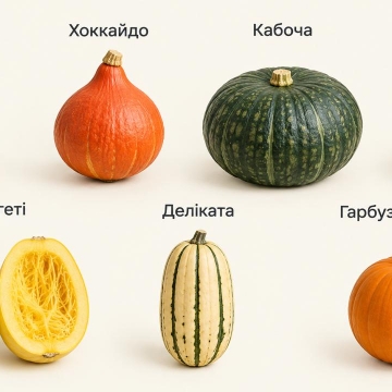 Який гарбуз для чого: 7 різновидів для супу, пирога та запікання